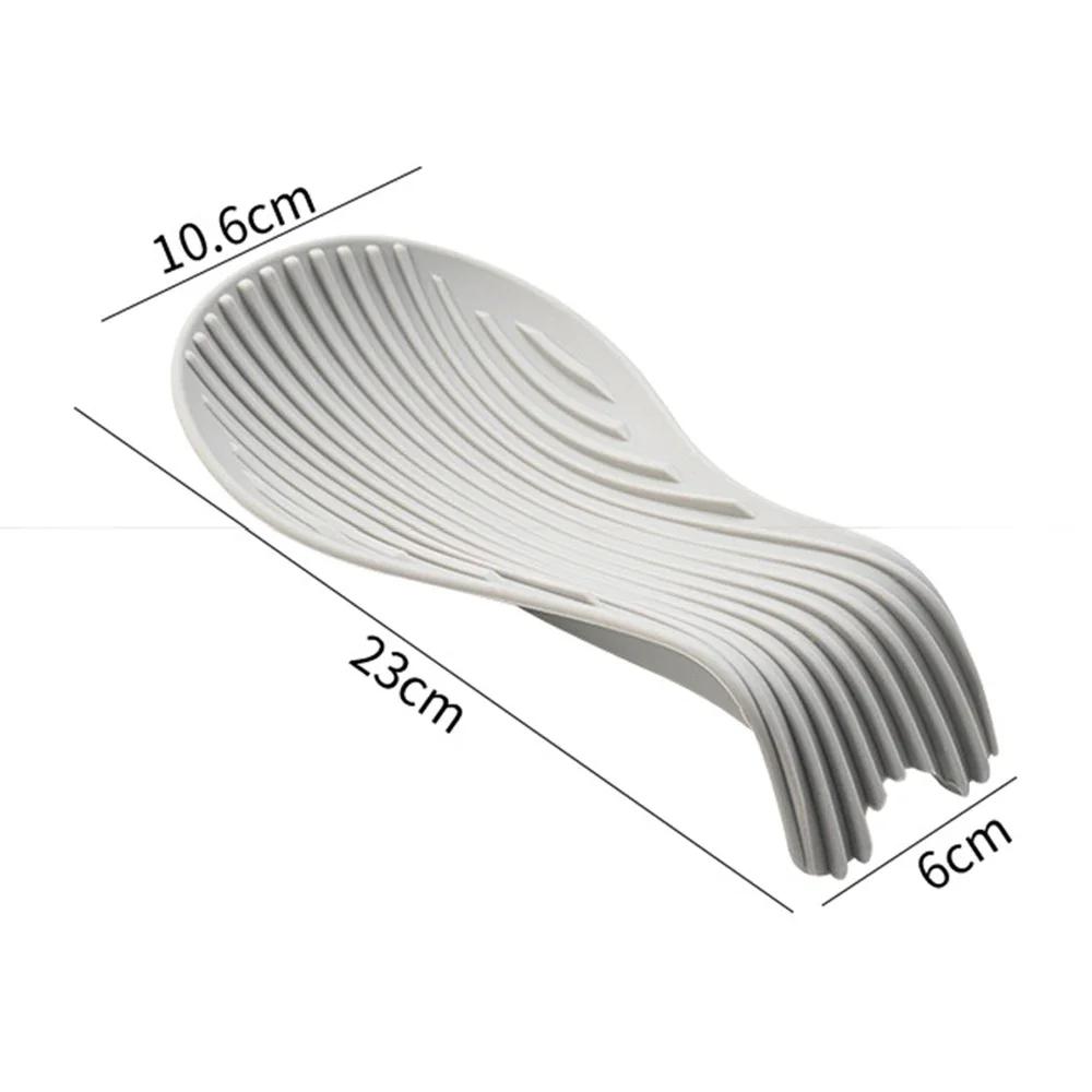 1 Stück Hitzebeständiger Silikon-Löffelhalter Spatelablage Utensilien-Platzset Tablett Küchenzubehör Kochwerkzeuge