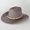 Fedora Cowboy Concho Hat for Men and Women Western Cowboy Las Vegas Nashville Party Hat Wide Brim Riding Hat Cowboy Hat