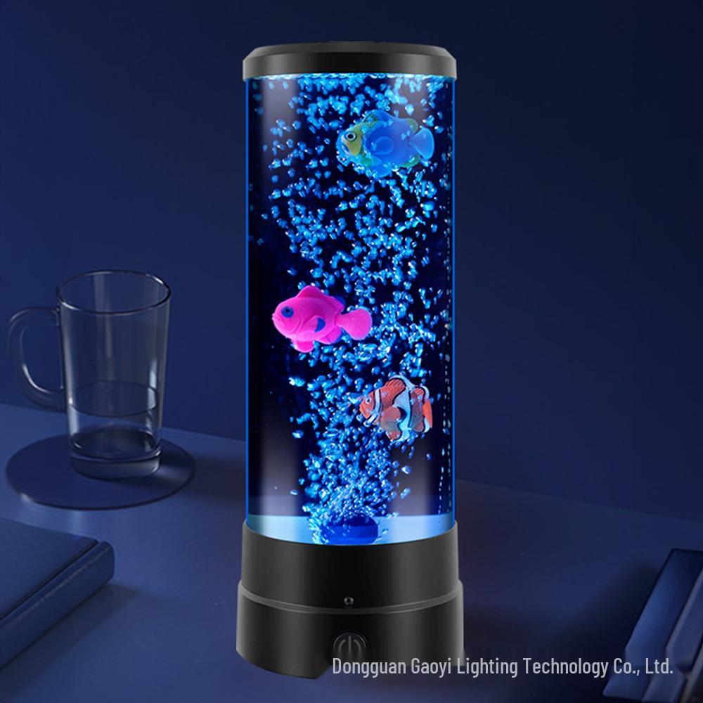 LED Jellyfish Night Light - Creative DIY Table Lamp for Kids' Rooms
