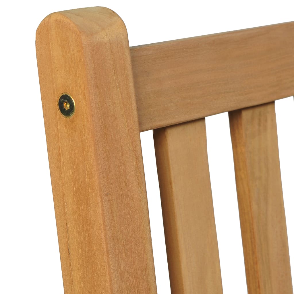 3 Piece Garden Dining Set 80 X 80 Cm Solid Teak Wood