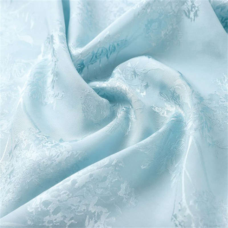 Rayon Jacquard Figured Cloth Solid Color Pattern DIY Fabric Artificial Cotton