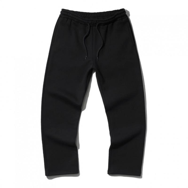 Unisex Fleece Jogger Pants Winter Thick Warm Loose Fit Casual Streetwear Sweatpants Men Women