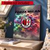 Ac Milan 5D Diy Diamond Paintings Mosaic Wall Round Diamond Art Painting Kits Embroidery Crystal Accessories Frameless