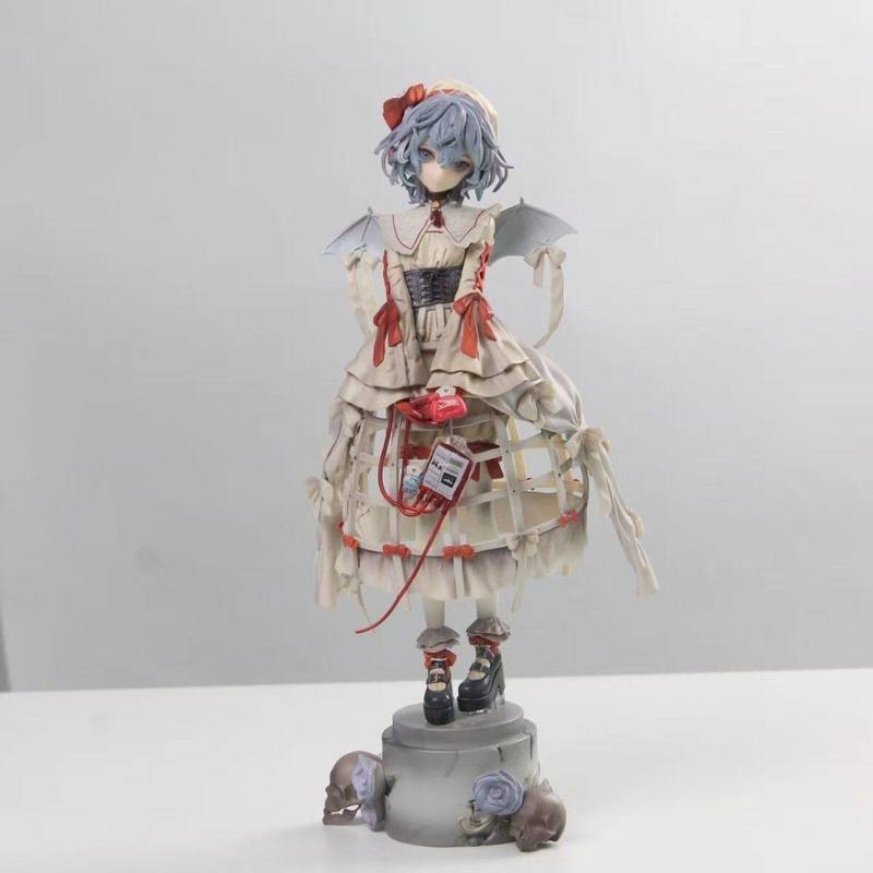 

Premium Chinese Version Touhou Project Remilia Scarlet Blood Series Anime Figure Desktop Ornament Doll Model Toy Periphery Gifts