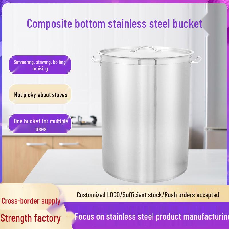 

Многоцелевая кастрюля для супа из нержавеющей стали и ведро для хранения вина 30cm x 30cm (20L)