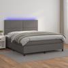 3142702 vidaXL Divan Bed with Mattress White 90x200 Cm Faux Leather