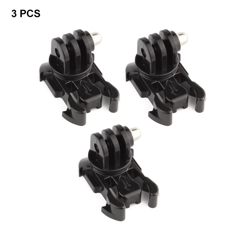 360° Rotate Mount Helmet Adapter Holder Base For GoPro Hero 12 11 10 9 8 7 6 5 Insta360 X2 X3 DJI Osmo Action Camera Accessories