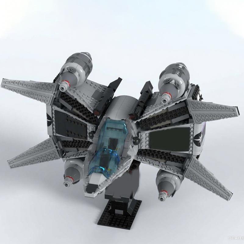 1520 Stück MOC Gunstar The Last Starfighter Creator Modell Bausteine Konstruktion Weihnachtsgeschenke Spielzeug Kreative DIY Idee Kinder