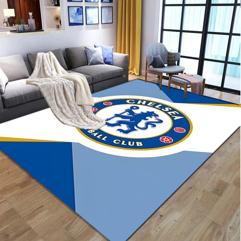 football club F.C Pattern Rug, Indoor/Outdoor Mat, for Picnic, Gameroom, Bedroom, Office, Living Room, Home Decor Carpet, Birthday Gift