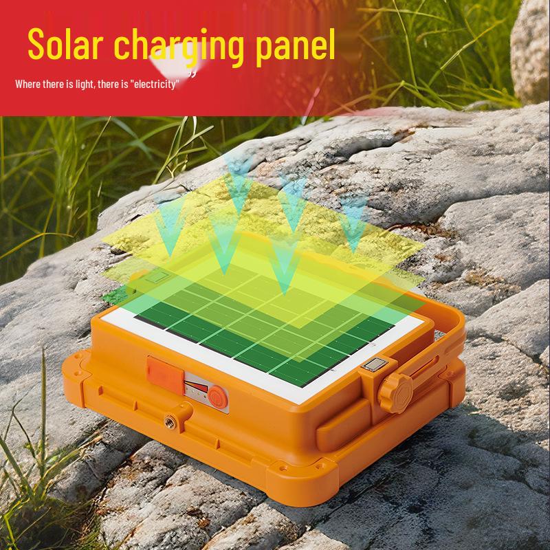 Rechargeable LED Solar Street & Camping Lights for Outdoor and Emergency Use