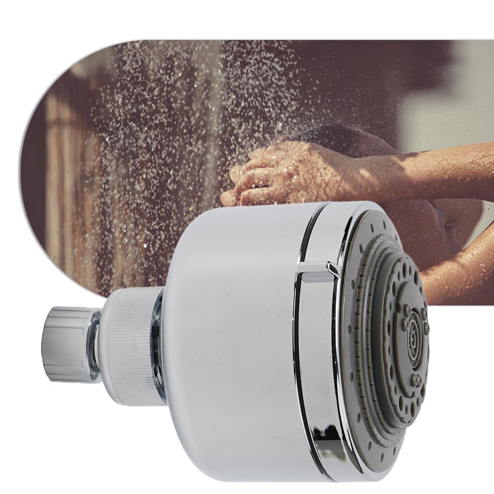 Bathroom Shower Head Multifunction Pressurized Removable Rotating Shower Head Top Sprinkler 5-setting Adjustable