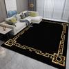 Modern Decorative Carpet black Living Room Minimalist Style Home Decor Home Large Area Bedside Washable Floor Mat Dining Room