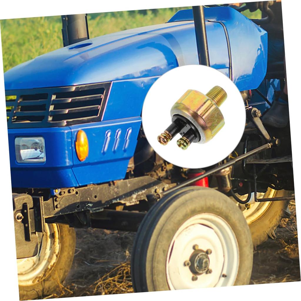 MUELODSIC 2PCS Brake Light Switch Brake Light Pressure Switch Iron Gold