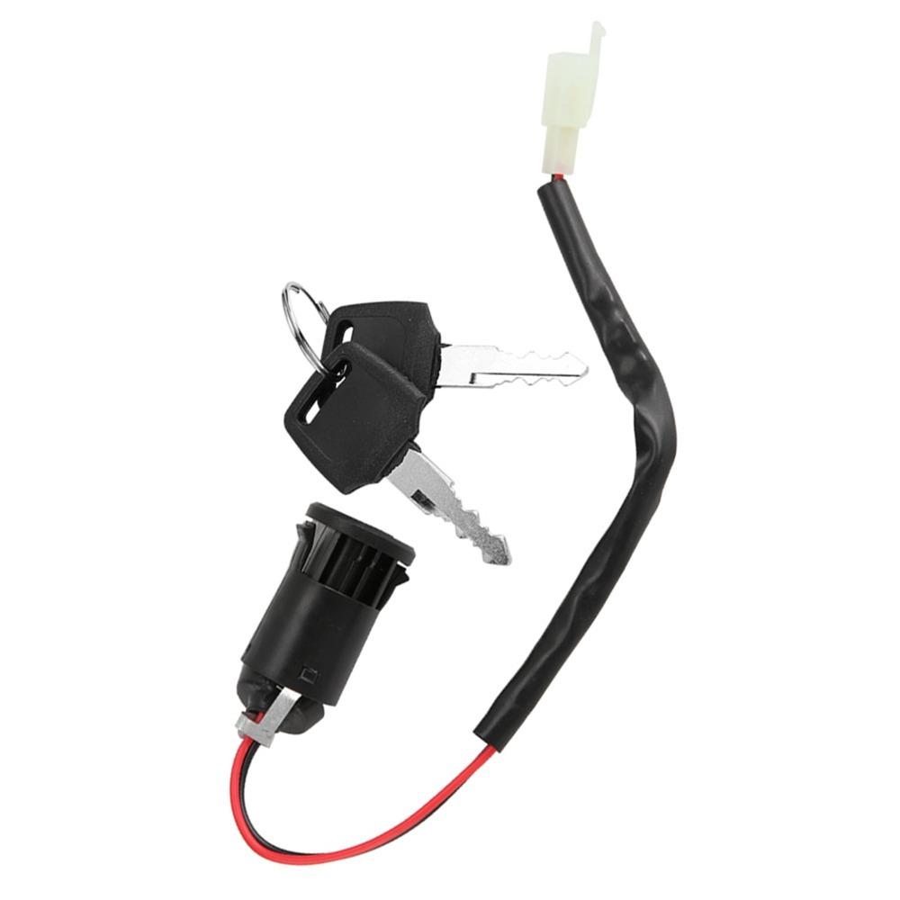 2Pcs Replacement Part Ignition Switch Lock 2 Position 2 Wire Ignition Switch Golf Scooter