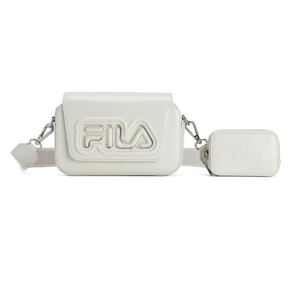 New FILA Lifestyle PU Crossbody Bag Women's Moonlight Gray F13W529163FGY