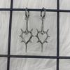 Unique Pendant Earring Punk Thorn Heart Dangle Earrings Hip Hop Hoop Earrings