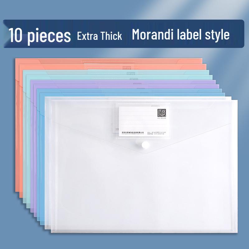 

Прозрачный пластиковый пакет формата А4 для хранения офисной канцелярии и контрольных работ