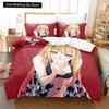 Anime My Dress-Up Darling Bedding Set Single Twin Full Queen King Size Bed Set Adult Kid Bedroom Duvet cover Sets Home Textiles
