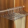 32CM Aluminum Alloy Pants Hangers Clothes Organizer Closet Dress Jeans Hanger, Anti Slip Trousers Rack Drying Rack