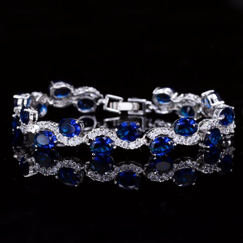 18k Zircon Bracelet - European & American Fashion, Simple Korean Style Jewelry for Women