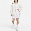Nike Sportswear Essential Logo Elastic Waist Loose Shorts Women Bottoms White DM6247-100