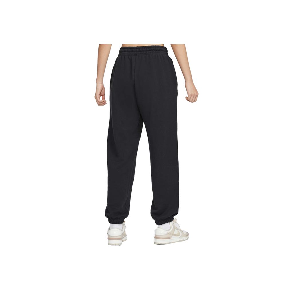 Nike Odzież sportowa FW25 AS W NSW HR OS Spodnie Wygodne Miękkie Spodnie Casualowe ze Sznurkiem Spodnie damskie Czarne HV8463010