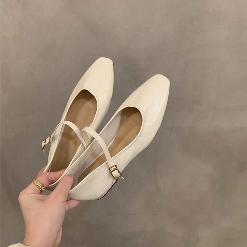 

Bailamos 2025 New Women Soft Flats Casual Outdoor Dress Flat Ballet Shoes Round Toe Shallow Slip On Flats Mary Jane Shoes Mujer 35