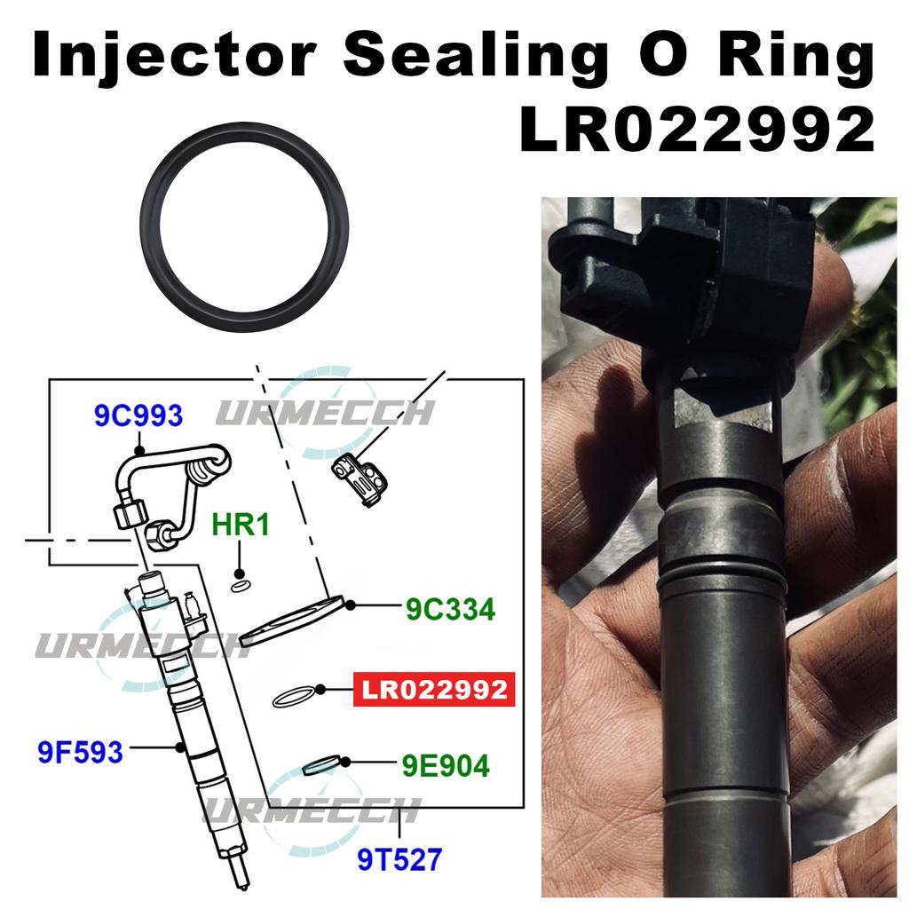 3.0L TDV6 SDV6 Diesel Injektorholder Reparasjonssett For Range Rover Sport Discovery Jaguar S-Type LR054612 LR022992 LR032818