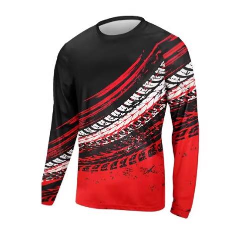 Fashion Men's Long Sleeve T-Shirt Outdoor Men's Running Top Fitness Top Quick-Drying Men's Clothing
