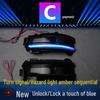 Land Rover Discovery Sport/Evoque Rearview Mirror Dynamic Blue DRL Sequential Turn Signal