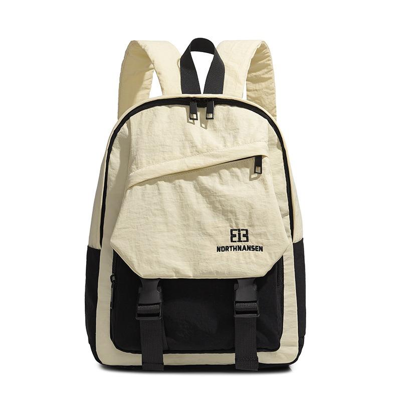 Leisure schoolbag large capacity new campus backpack travel versatile simple backpack