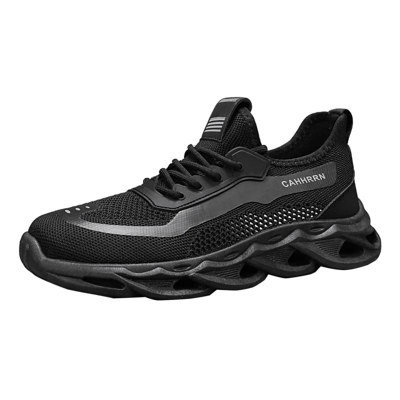 Fashion Men's Spring Summer New Lightweight Breathable Mesh Sports Shoes Casual Lazy Style PVC Outsole Non-Leather Leisure Running Shoes