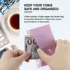 5pcs Transparent Loose Leaf Refill Sleeves A6/A7 Cash Envelope Inserts  Bill/Card Storage