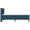 Bed Frame with Mattress and Headboard Blue 80 x 200 cm Velvet