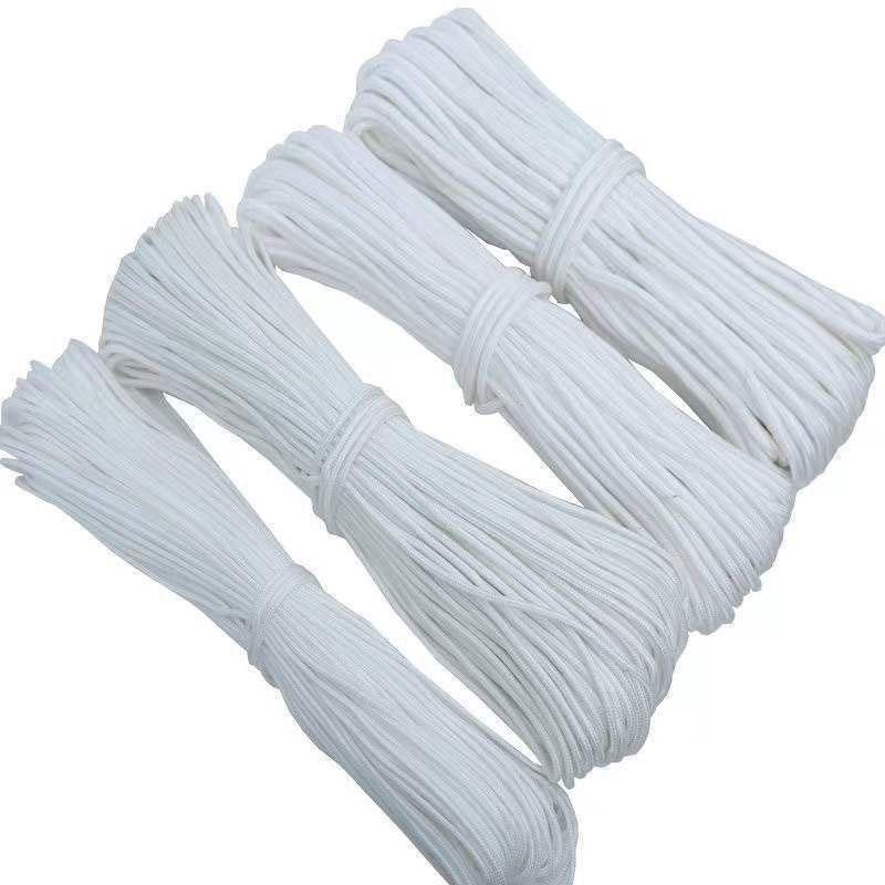 100m Clothesline Outdoor White Multifunctional Ropes Tent Lanyard Strap Multiple Sizes of Ropes Strong Rope Outdoor Accessories