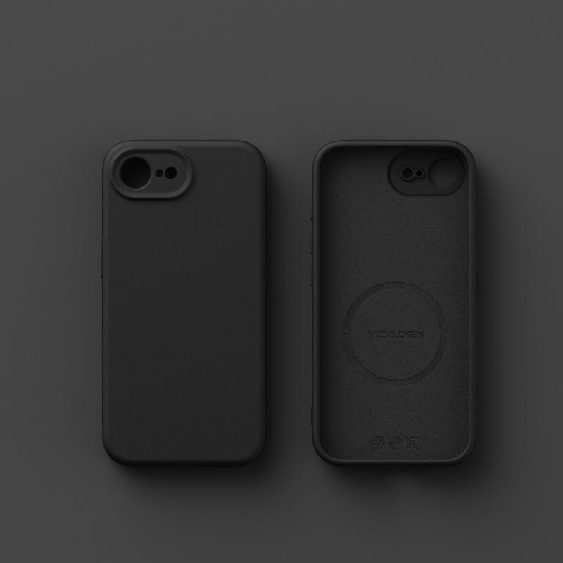 Coque de téléphone magnétique en silicone liquide pour iPhone 17E 17 Air 16E 16 Plus 1 14 13 12 Pro Max 17Pro Couverture Mate For iPhone 12 Pro
