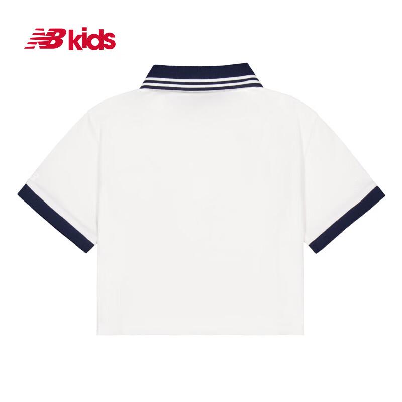 New Balance Girls' Summer College Style Polo Shirt & Pleated Skirt Set