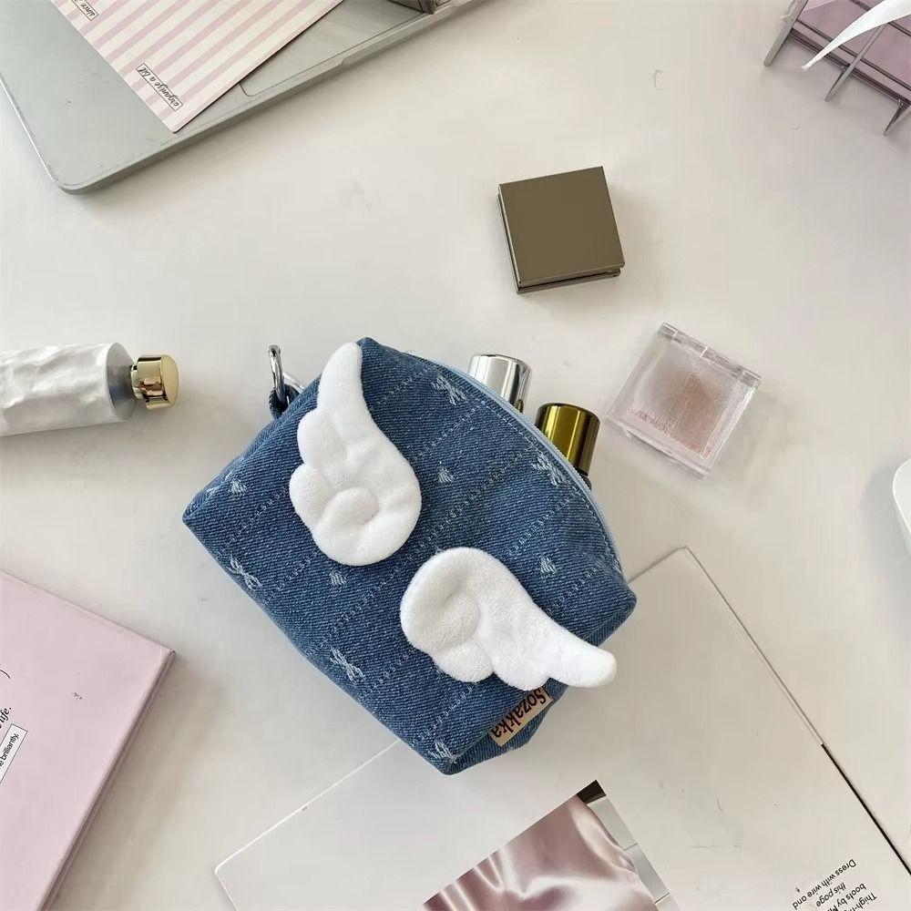Y2k Korean Style Storage Bag Print Cloth Stationery Bag  Stationery Holder