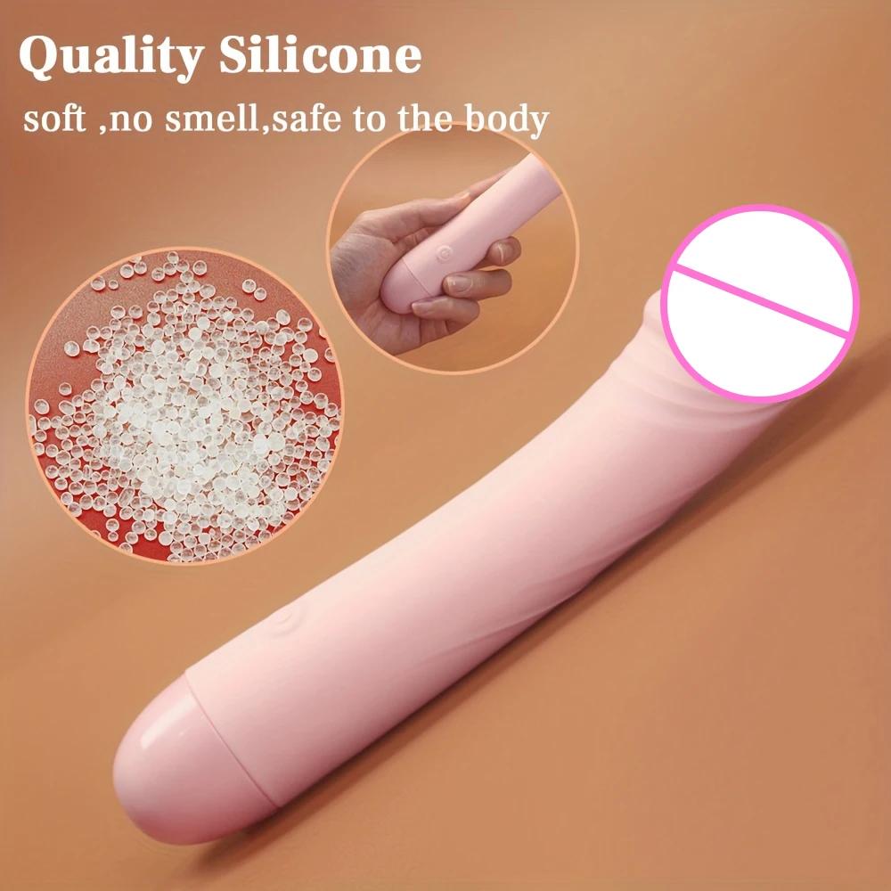 Dildo Vibrator for Women Vagina Clitoris Stimulator G Spot Massarger Masturbator Erotic Toy Soft AV Stick Sex Products for Adult