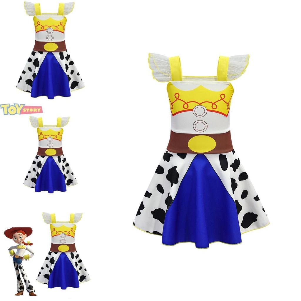 In Stock Children's Dress Toy Story 4 Cosplay Dress For Toddlers Sleeveless Ballet Dress Imported 80149