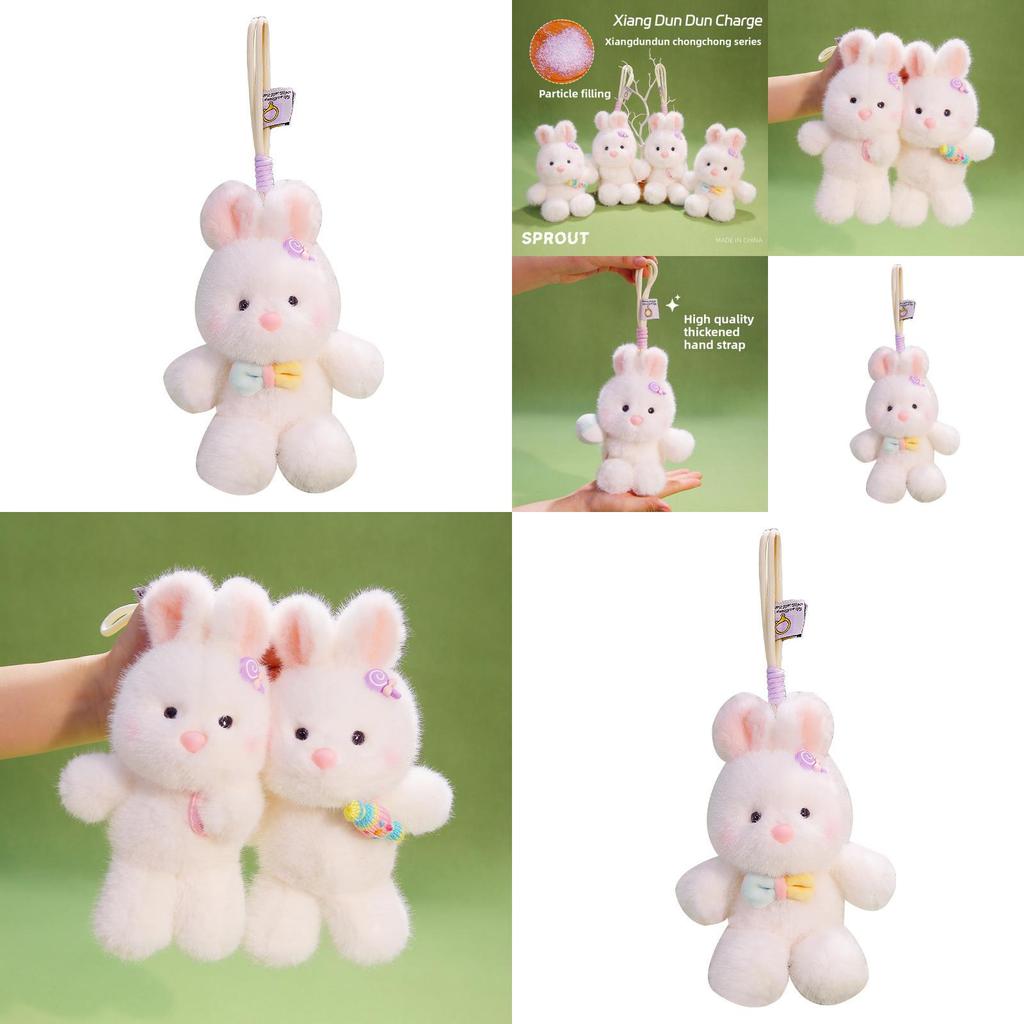 Plush Candy Bunny Keychain With Pp Cotton Filling Perfect For Kids And Teens