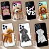 Cure Cartoon Poodle Case For Samsung Galaxy S26 S25 S24 Ultra S20 FE S21 S22 S23 Plus S10 S25 FE Cover Couqe