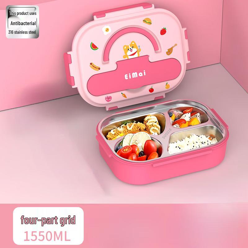 Lucky Dog Cartoon Insulated 316 Stainless Steel Lunch Box