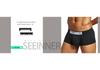 Men's Breathable Color Block Combed Cotton Low-rise Underwear
