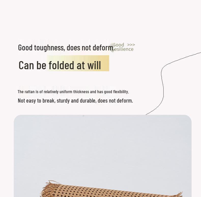 PE Rattan Weaving Material: Hexagonal Natural-Look Ceiling Veneer for Furniture, Door Frames, Screens, and Decorative Mats