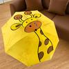 1PC Giraffe Pattern Umbrella-8-Rib Reinforced, Automatic Open, Lightweight & Durable, Cute Fashion Accessory for Outdoor-F2654