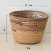 Woven Plant Basket Decorative Storage Home Decoration Container Flower Pot for Patio
