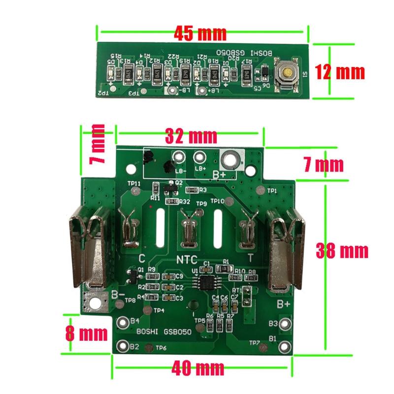 Battery Plastic for Case PCB Circuit Board 21700 BAT618 Battery for Protection Box for Battery Container Box