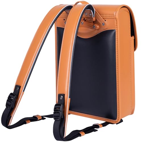 Hideo Wakamatsu - Made in Japan, Schulrucksack/Tagesrucksack für Erwachsene mit Clarino-Gewebe, Wasserabweisend, Kamel