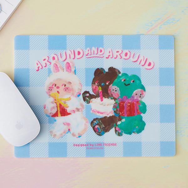 

Line Friends mini-sul с синим ковриком для мыши